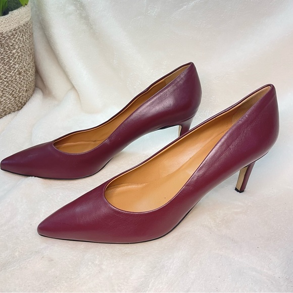 BRUNO MAGLI Telma pump 10 US Nappa Leather Pointed Toe High Heel NWOT B 212 - Picture 2 of 11